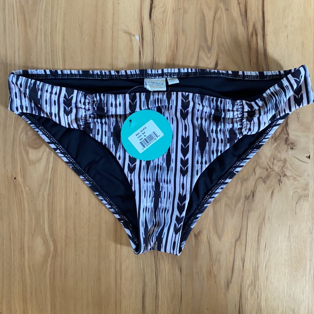 NWT L*SpaceTribal Print Bikini Bottom Sz M